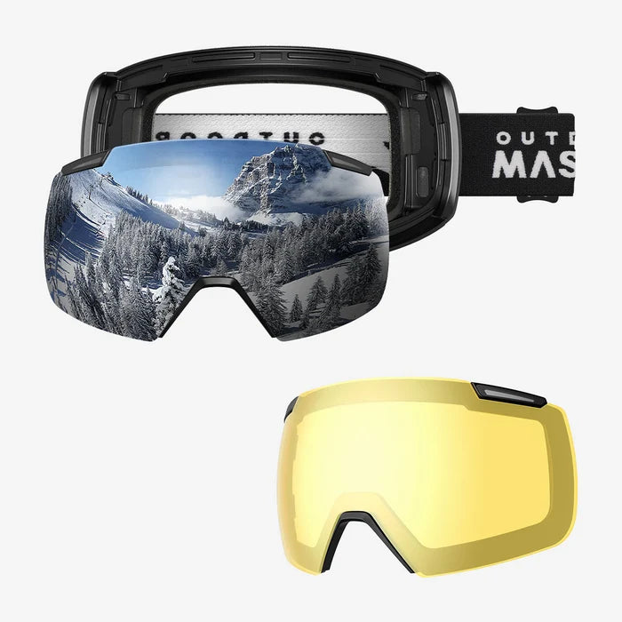 HERON Ski Goggles+Yellow Lens