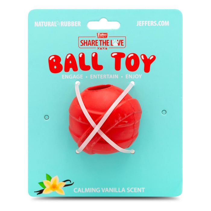Hollow Red Ball for Treat Play