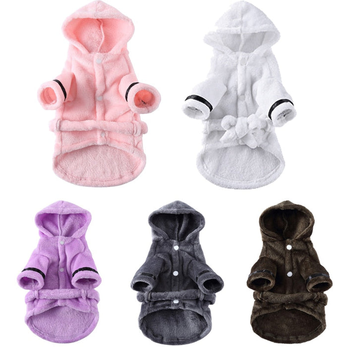 Hooded Dog Robe