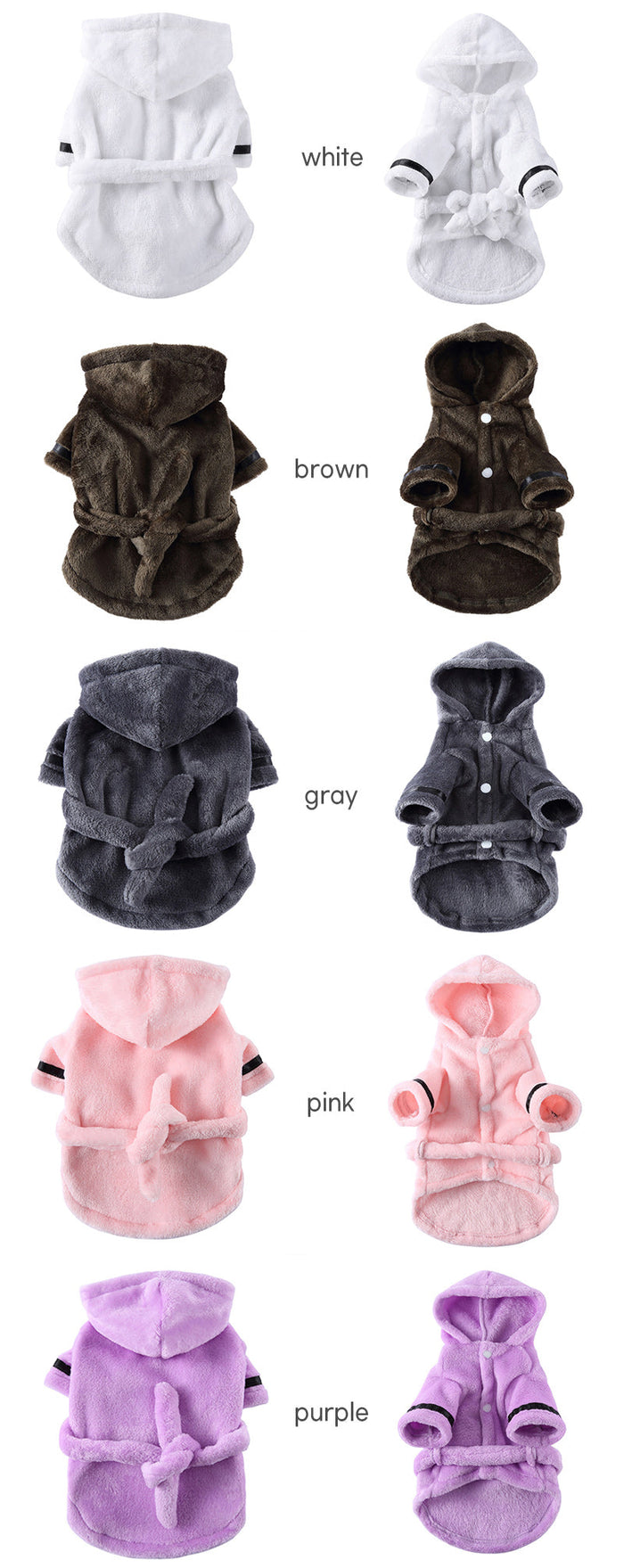 Hooded Dog Robe