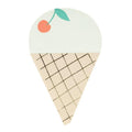 ice cream cone napkin