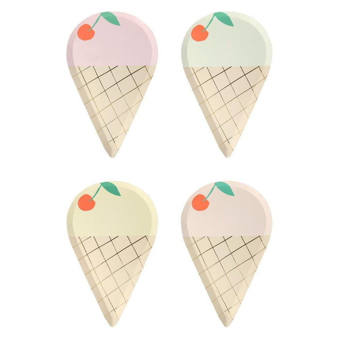 ice cream paper plates