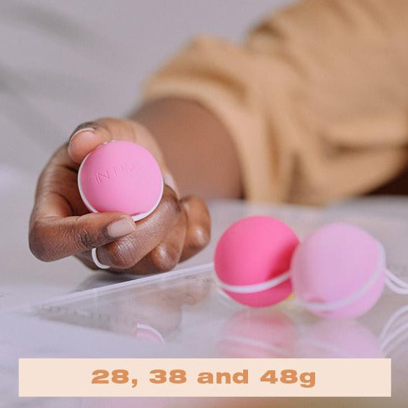 Intimina Laselle Weighted Exerciser Kegel Balls (Set of 3)
