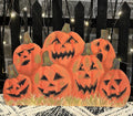 Jack-o-Lanterns Metal Stake with Easel