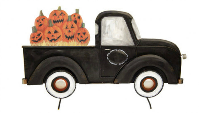 Jack-o-Lanterns Metal Stake with Easel