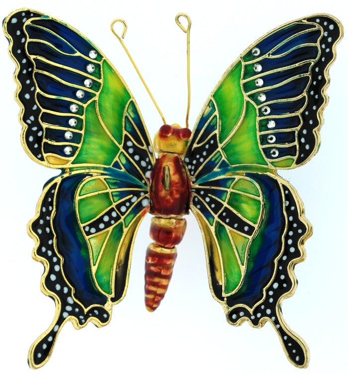 Jeweled Butterfly Ornament