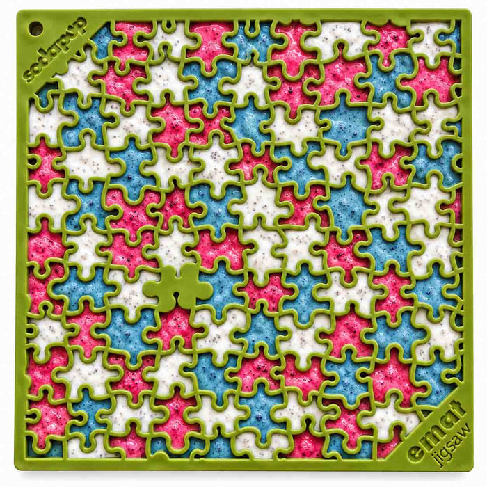 Jigsaw Puzzle Pattern Lick Mat