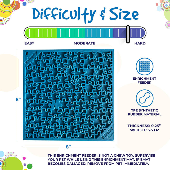 Jigsaw Puzzle Pattern Lick Mat