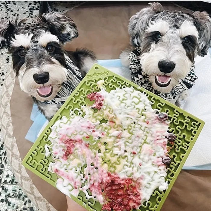 Jigsaw Puzzle Pattern Lick Mat