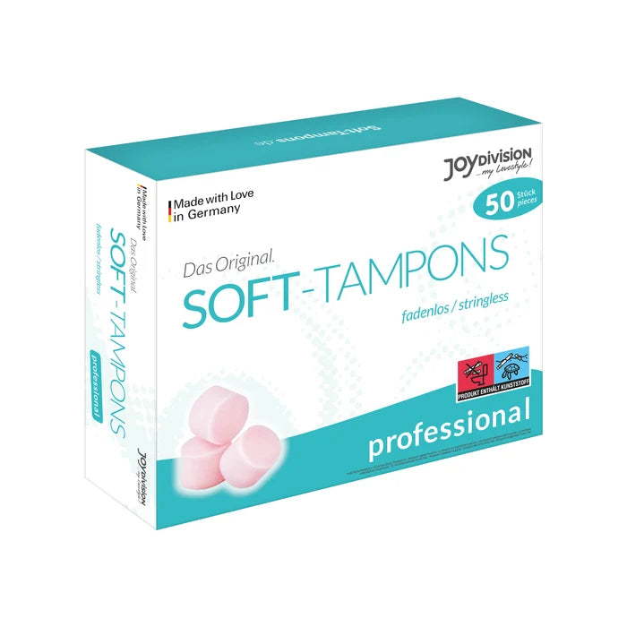 Joy Division Soft Tampon Menstrual Sponges - Professional (50 Pack)
