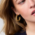 Julie Vos Gold Dolce Hoops