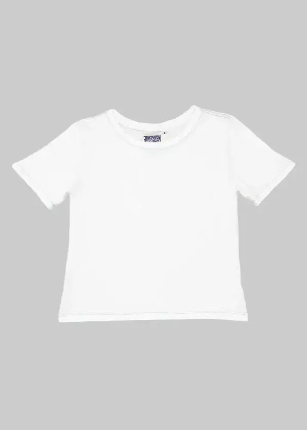 Jungmaven - Loma Pique Tee - Washed White w/ Contrast Stitching-Jungmaven-treehaus
