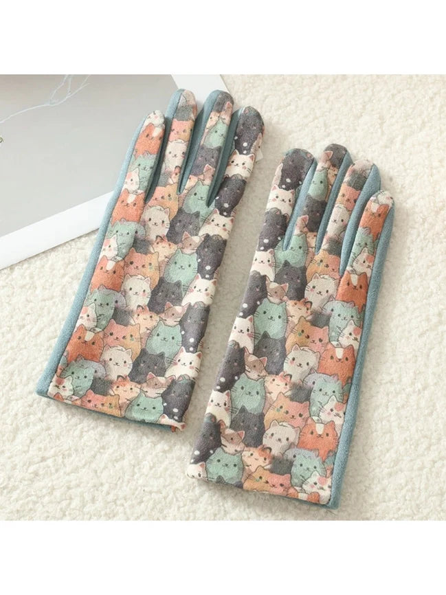 Kawaii Cats Gloves