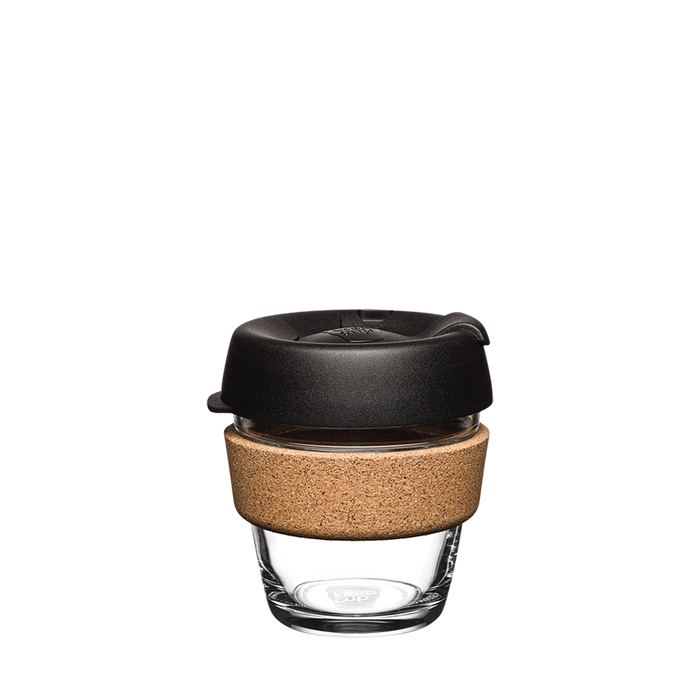 KeepCup Reusable Coffee Cup - Brew Glass & Cork - Extra Small 6oz