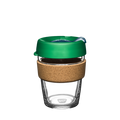 KeepCup Reusable Coffee Cup - Brew Glass & Cork - Medium 12oz