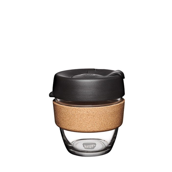 KeepCup Reusable Coffee Cup - Brew Glass & Cork - Small 8oz