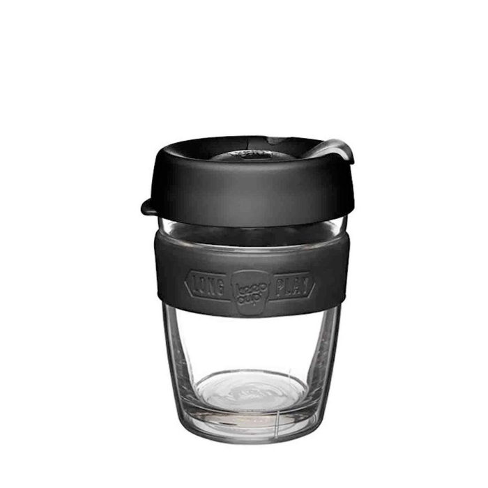 KeepCup Reusable Coffee Cup - Brew LongPlay Glass Double Wall - Medium 12oz