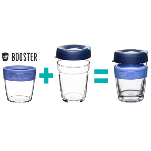 KeepCup Reusable Coffee Cup - Brew LongPlay Glass Double Wall - Medium 12oz