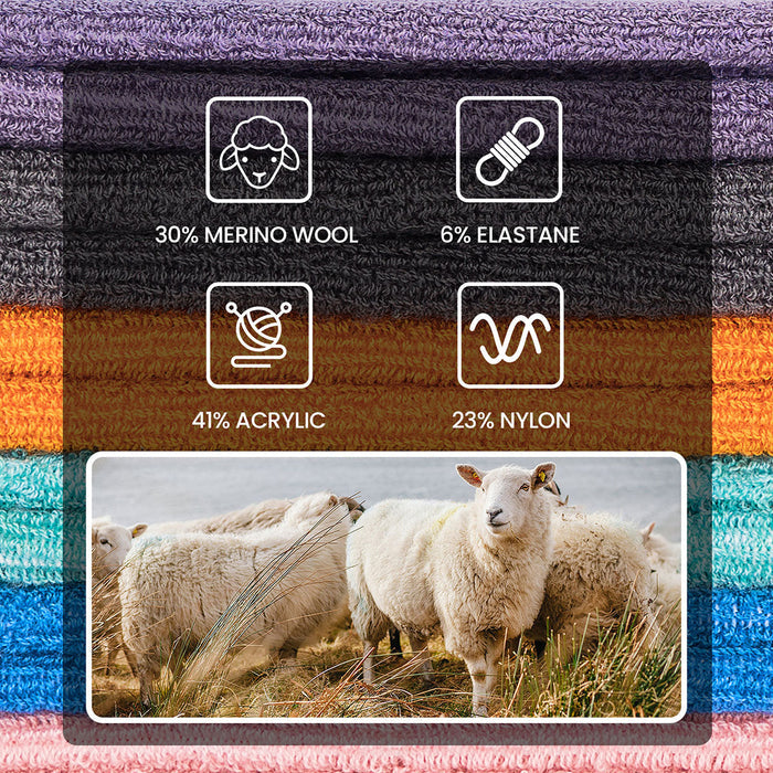 Kids Merino Wool Snow Socks