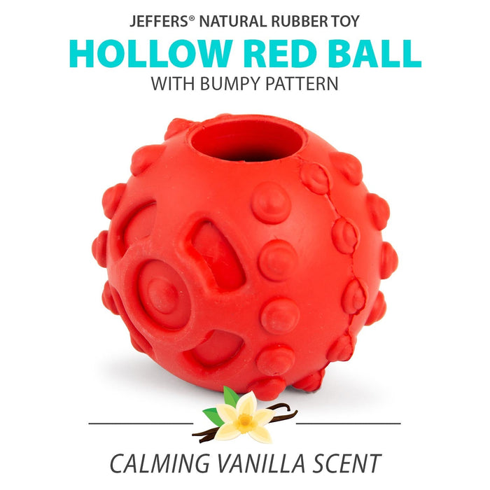 Knobby Treat Ball with a Hollow Center