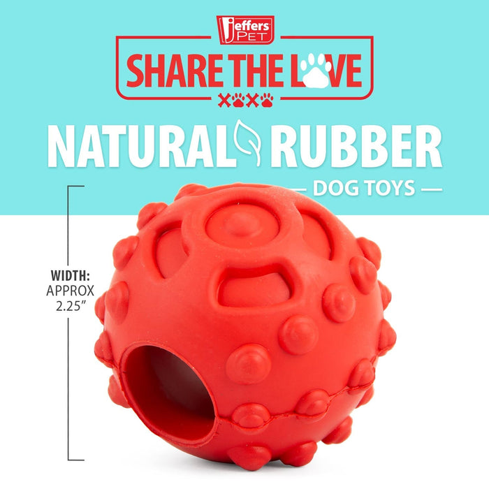 Knobby Treat Ball with a Hollow Center