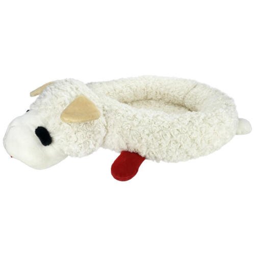 Lamb Chop Round Dog Bed, 27 in — Single or 2 Pack