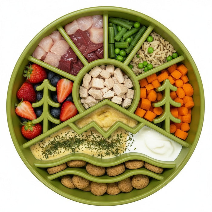 Landscape-Maze Dog Bowl for Mealtime