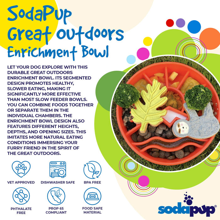 Landscape-Maze Dog Bowl for Mealtime