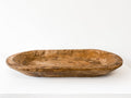 Large Carved Dough Bowl