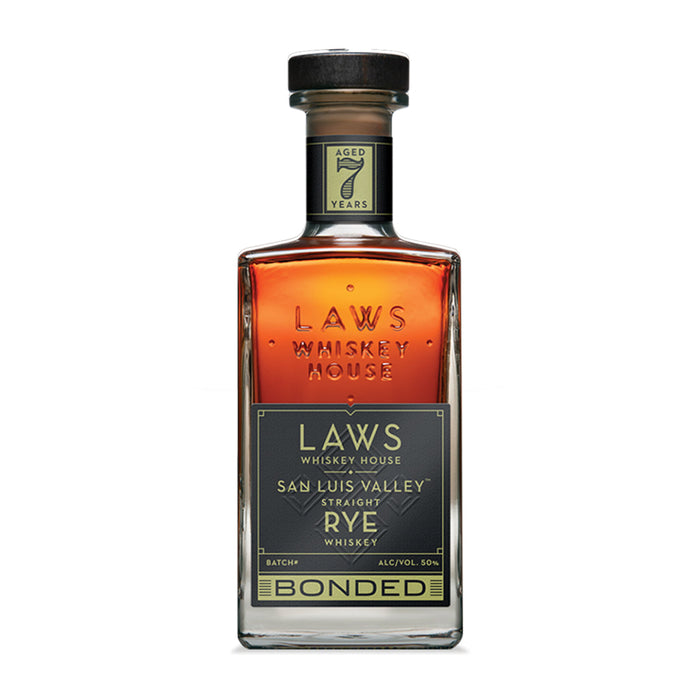 Laws Whiskey San Luis Valley Rye 7 Year Old Bonded Straight Rye Whiskey Laws Whiskey House