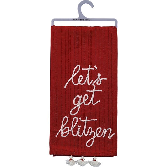 Let’s Get Blitzen- Dish Towel