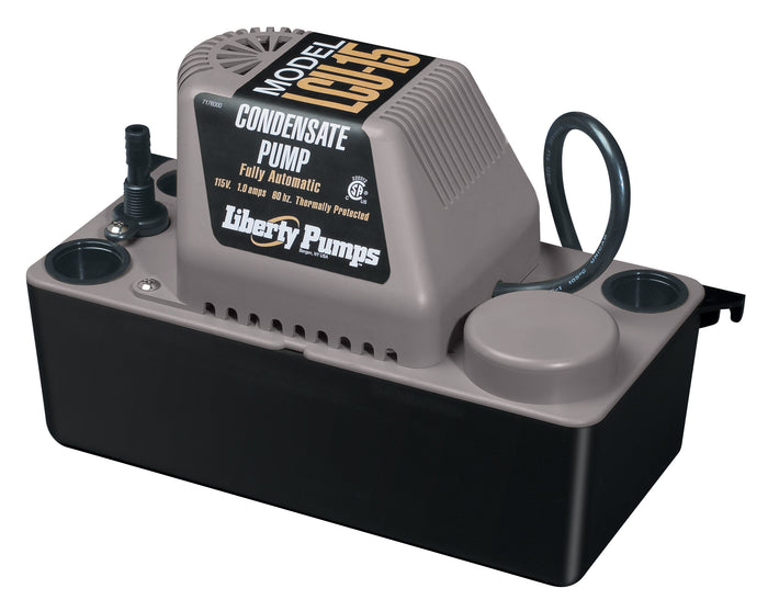 Liberty LCU-15, Condensate Pump, 115V automatic, 15' max. head - NYDIRECT
