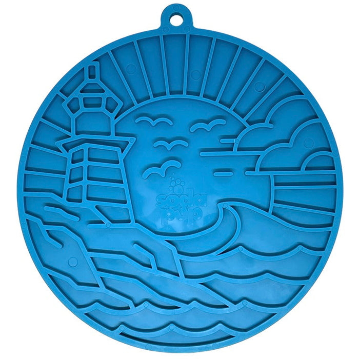 Lighthouse Round Suction Lick Mat