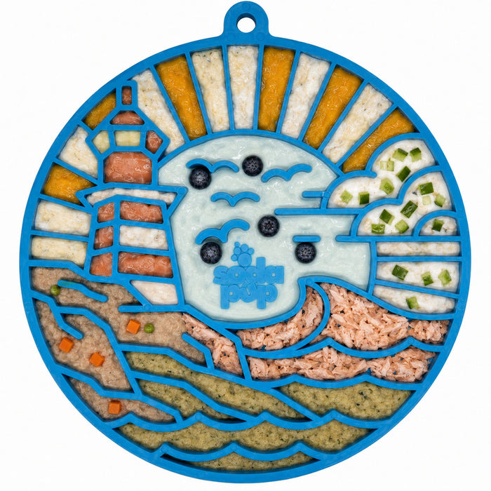 Lighthouse Round Suction Lick Mat