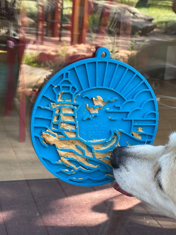 Lighthouse Round Suction Lick Mat
