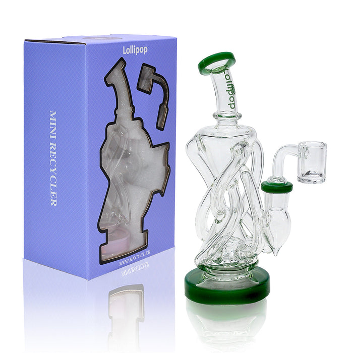 Lollipop Mini Recycler Rig - Sold By Cali Cloudx