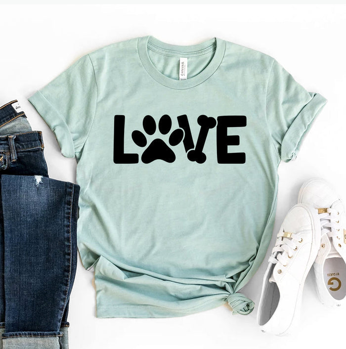 Love Dog T Shirt