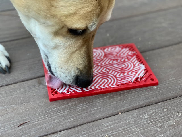 Love Heart Pattern Lick Mat