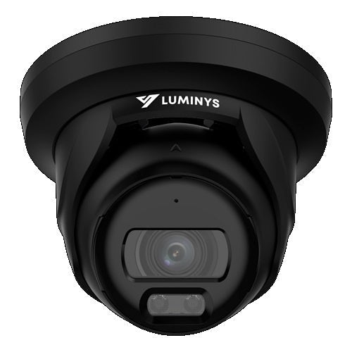 Luminys N3T-4LA2B N3-L 4MP LumiLuxSmart IP Mini Turret 2.8 mm, IR, White-lights, Dual-mode, Black for Canadian security dealers at SimplyControlled.ca