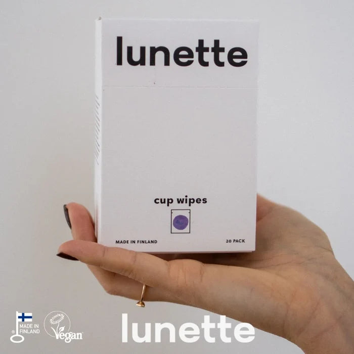 Lunette Menstrual Cup Wipes (20 wipes)
