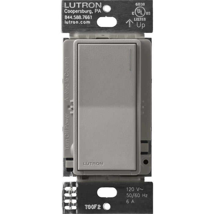 Lutron Sunnata Switch, for 6A Lighting or 3A 1/10HP Motor, Single Pole/Multi Location, Clay
