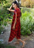 LWN - Quill Caftan - Cerise Ikat-LWN-treehaus