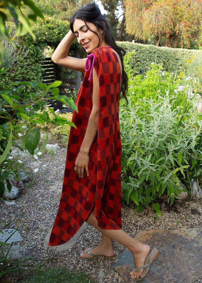 LWN - Quill Caftan - Cerise Ikat-LWN-treehaus