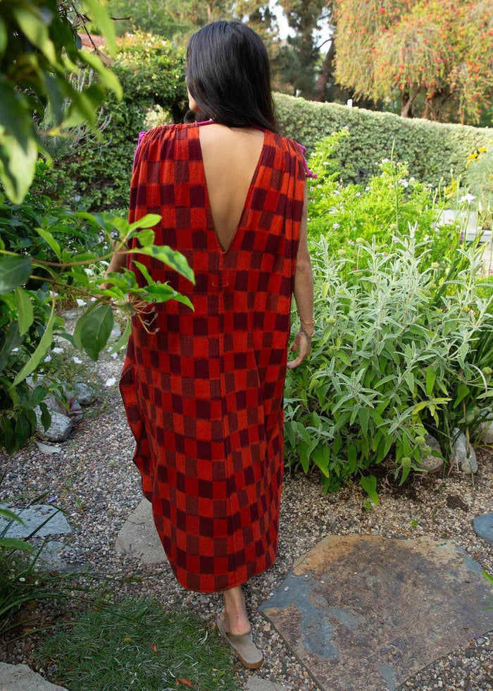 LWN - Quill Caftan - Cerise Ikat-LWN-treehaus