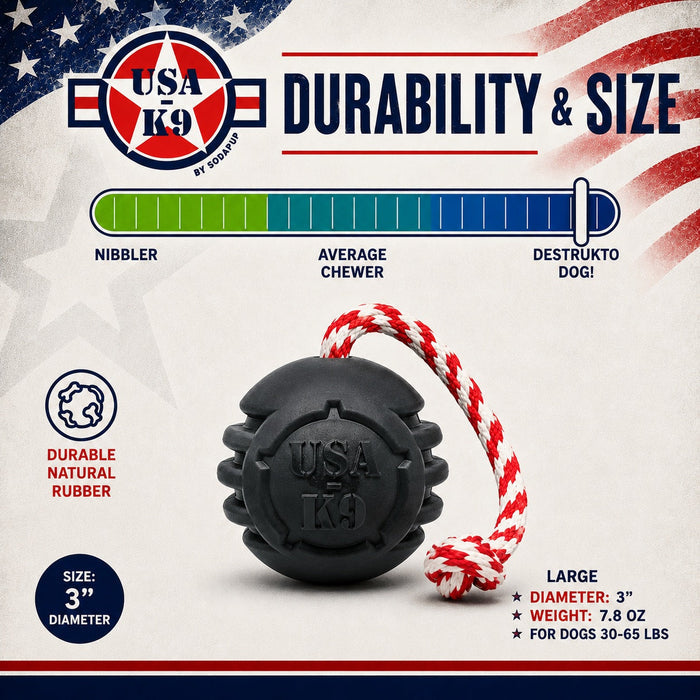 Magnum Stars and Stripes Rope Ball