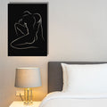 Male Silhouette Metal Wall Art