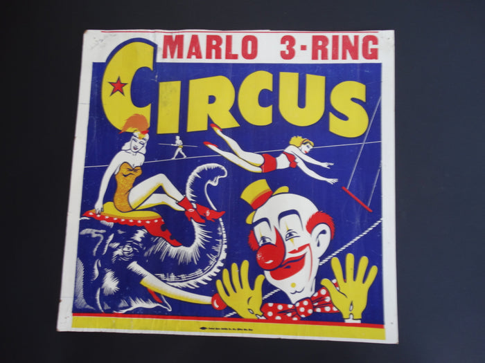 Marlo 3-Ring Circus Poster