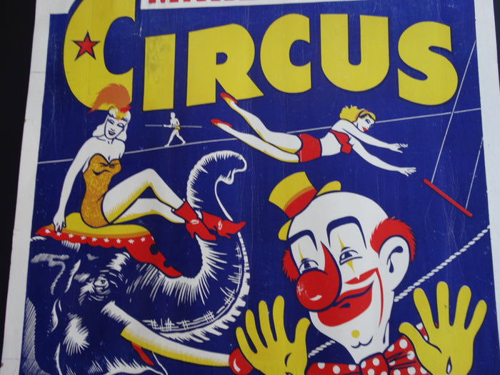 Marlo 3-Ring Circus Poster
