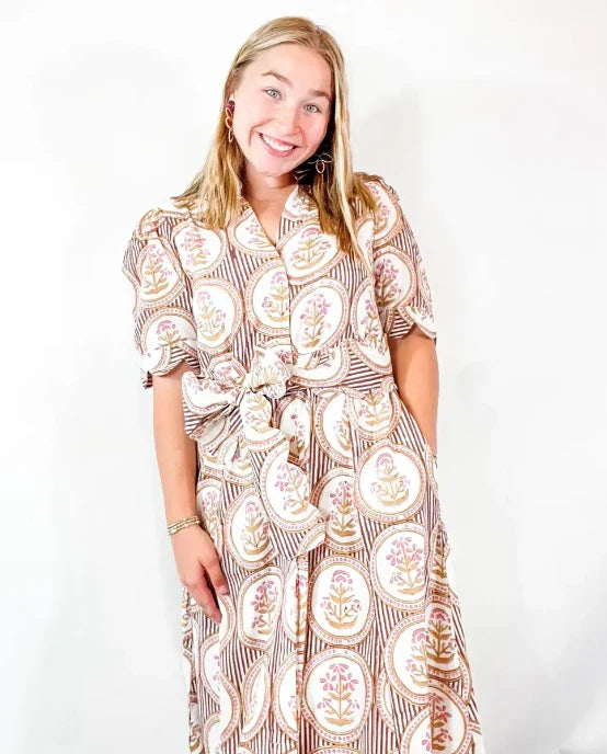 Medallion Floral Grace Dress