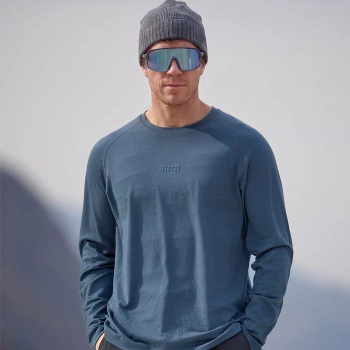 Men’s Merino Wool Long Sleeve Base Layer